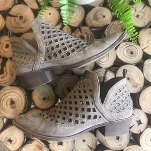 Mossimo Dillion Laser Cut Split Ankle Boot